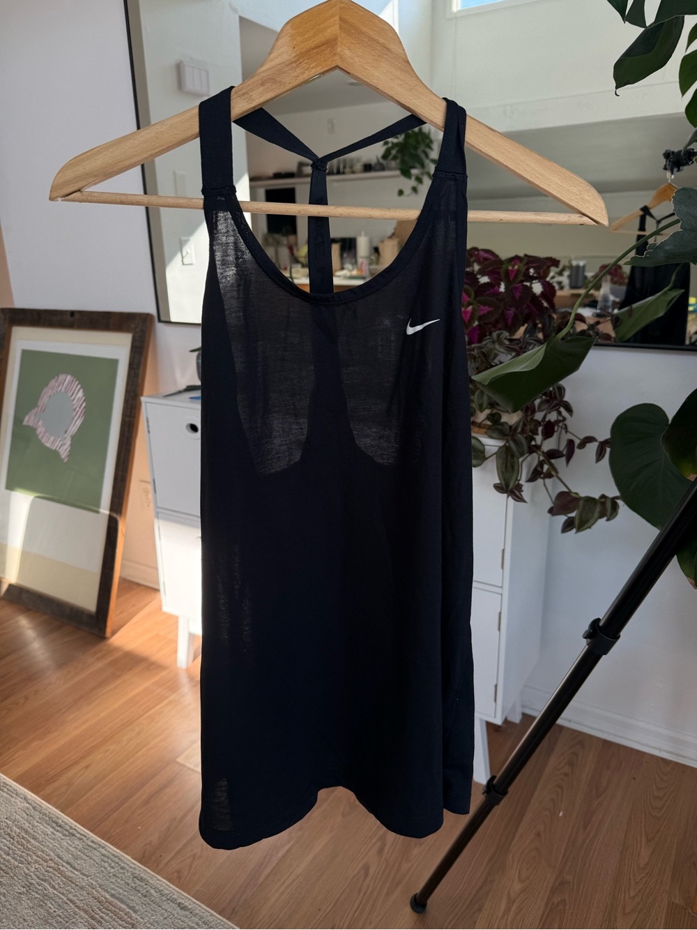 Nike t strap athletic top